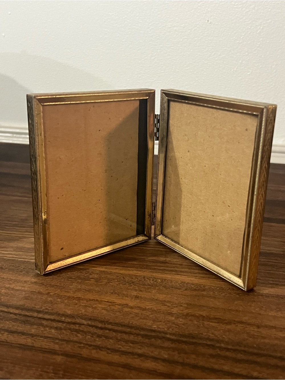 Vintage Gold Double Photo Frame - Home Accents